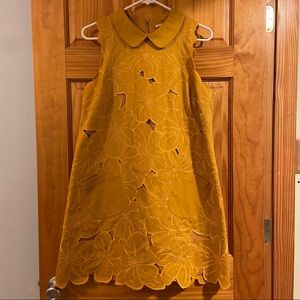 ModCloth Fantasizing Flawless Shift Dress in Mustard, L